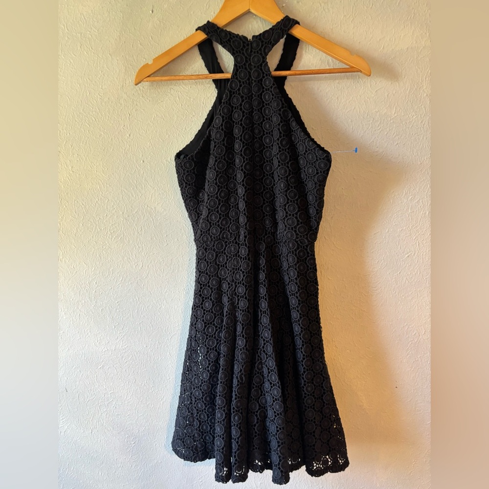 Hunter Bell Eyelet cut out Halter‎ Dress size 0
